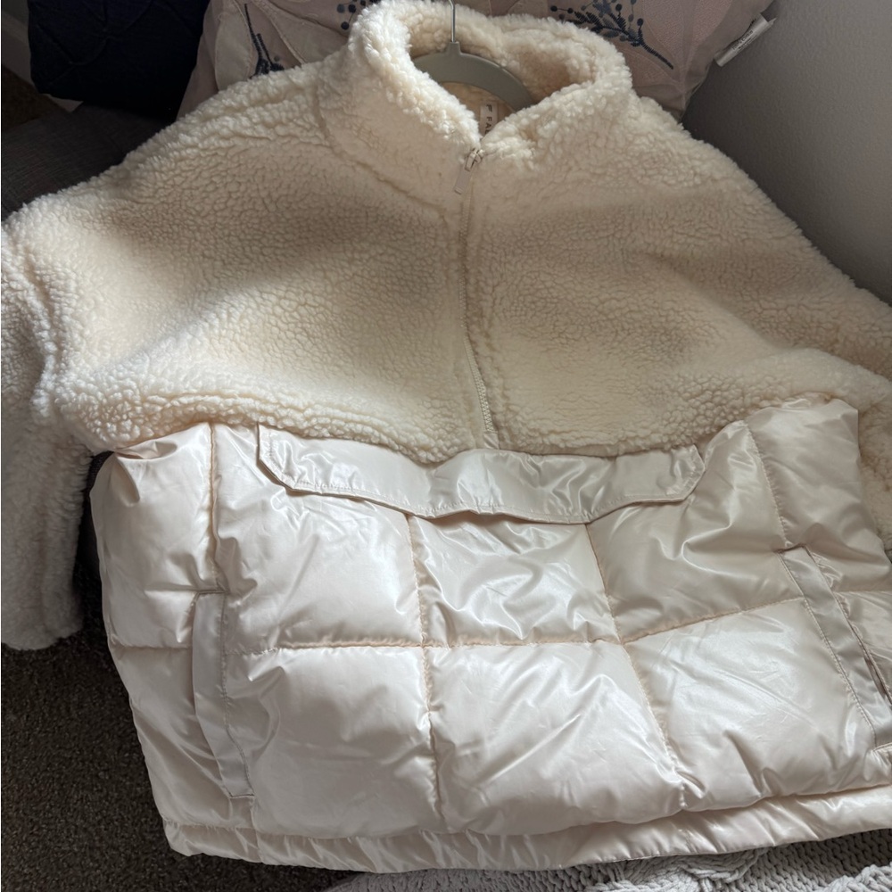 Fabletics Sherpa Puffer Jacket - image 1